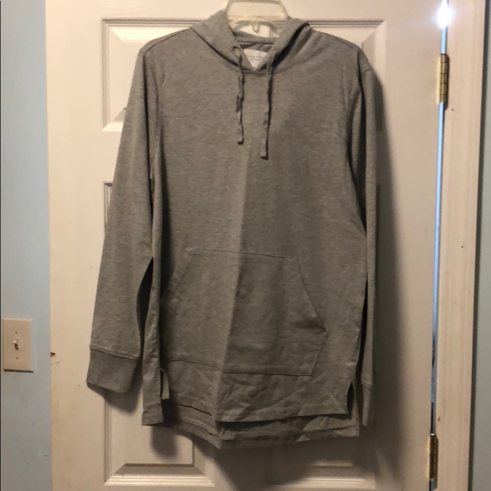 Quality Gray hoodie fivefour